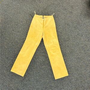 Yellow Suede womens pants